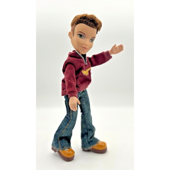 2002 Bratz Boyz New Fashions Dylan Doll Dressed Zip Up Shirt Jeans & Boots EUC - Picture 15 of 16